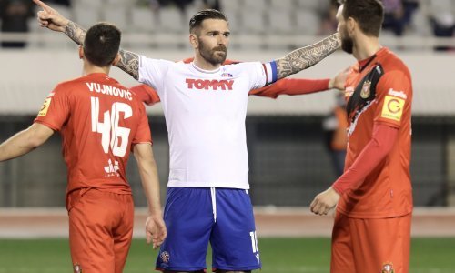 [VIDEO/FOTO] Hajduk se mučio s Goricom, Livaja i Kalinić spasili Bile od nove blamaže