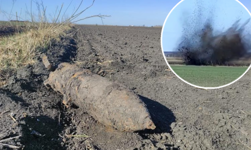 [VIDEO] Pogledajte kako policija kontroliranom eksplozijom uništava pronađenu bombu iz II. svjetskog rata