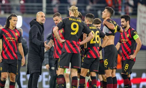 [FOTO] Živčani Pep Guardiola imao je što za reći svojim igračima nakon utakmice, a jedno ga je pitanje izbacilo iz takta