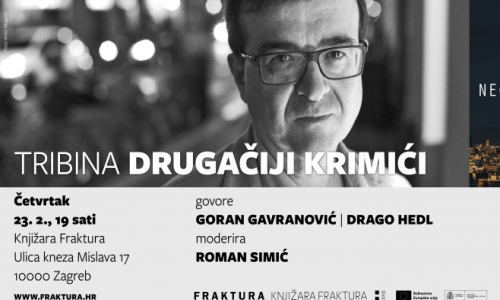 Tribina 'Drugačiji krimići' večeras u Frakturinoj knjižari
