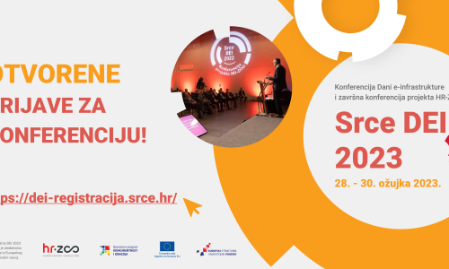 Otvorene prijave za konferenciju Dani e-infrastrukture Srce DEI 2023: Pogledajte što vas sve čeka