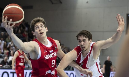 [FOTO] Hrvatski košarkaši jedva do pobjede protiv 'strašne' Švicarske; gubili su do 34. minute, a onda ipak proigrali...