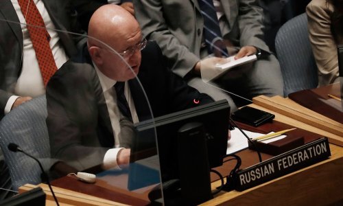 Ruski veleposlanik pri UN-u prekinuo minutu šutnje za žrtve agresije