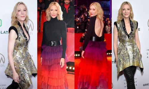 Cate Blanchett servirala dva već viđena stajlinga i pokazala da je kraljica crvenog tepiha, ali i reciklaže