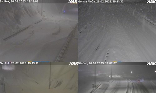 Dijelovi autoceste potpuno su zameteni snijegom, pogledajte fotografije