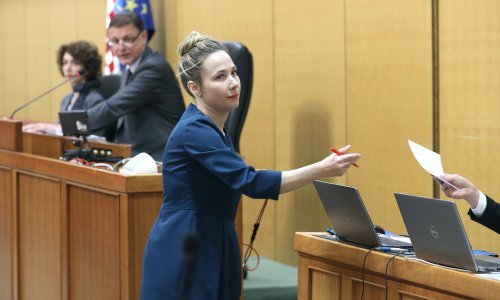 Selak Raspudić poručila Jandrokoviću da Sabor nije 'njegova lokalna birtija', on joj odgovorio: 'Meni se čini da ste nervozni!'