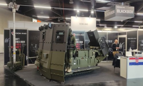[FOTO] DOK-ING u Njemačkoj predstavio novu 'grdosiju'; protuterorističko navalno vozilo MV-3