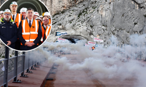 [FOTO/VIDEO] Konačno spojen most iznad Cetine, Plenković: 'Ovo je sjajan dan za Omiš!'