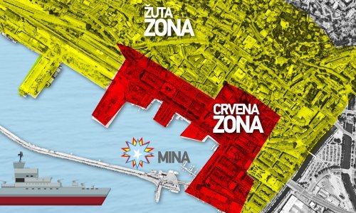 Izmještanje mine iz riječke luke - danas evakuacija stanara i obustava prometa