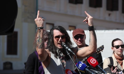 Samostalni umjetnici prosvjedovali na Markovom trgu: 'Ovo nije nikakav napredak'