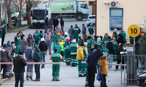 Splitska Čistoća u štrajku od ranog jutra, među štrajkašima i Puljak