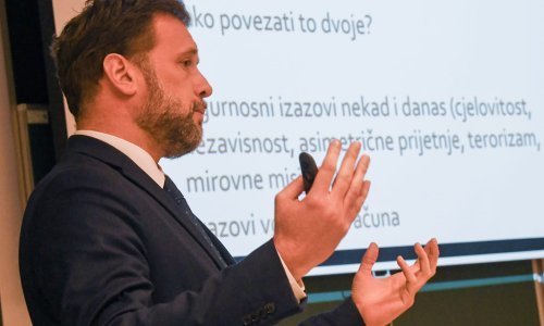 Banožić održao predavanje studentima forenzike u Splitu