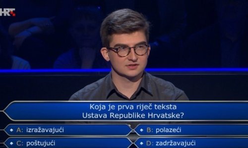 Kakav obrat u 'Milijunašu': Mladi liječnik otvorio predzadnje pitanje i pogriješio