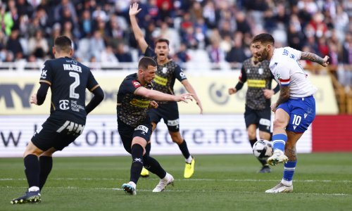 Istra 1961 opet zaustavila Hajduk; obje momčadi završile utakmicu s deset igrača