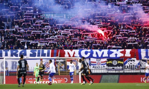 Hajdukovim igračima nije bilo nimalo ugodno doći pod sjevernu tribinu