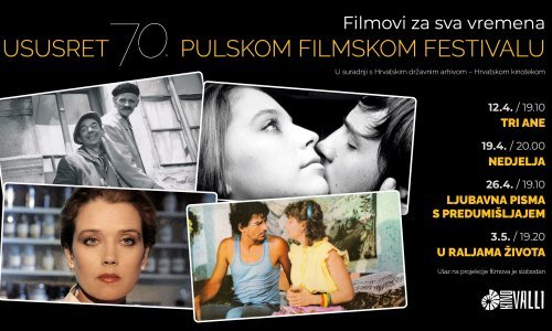 Kino Valli prikazuje filmove iz festivalske povijesti