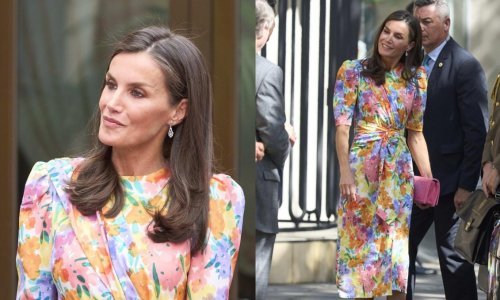 Je li ovo jedna od najljepših proljetnih haljina? Kraljica Letizia blista u kreaciji koja laska figuri