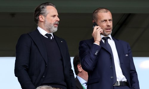 Na tribinama u Ženevi mnoge 'face'; Zlatko Dalić, prvi čovjek Uefe, Luis Figo...