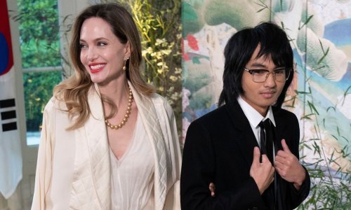 Elegantna Angelina Jolie blista od ponosa u društvu najstarijeg sina