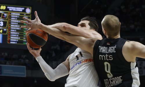 Kaos u Madridu; Partizan vodio 15 razlike, a onda je došlo do opće tučnjave
