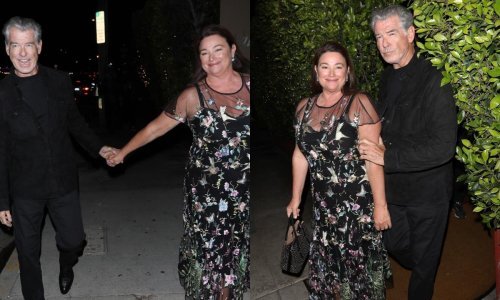 Pierce Brosnan i Keely Shaye Smith poput dvoje zaljubljenih tinejdžera