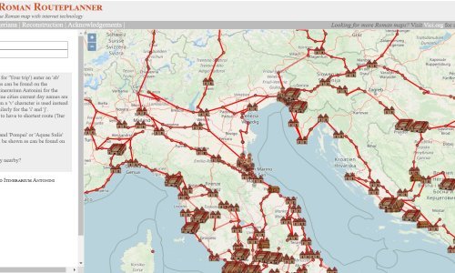 Kako bi to izgledalo da su stari Rimljani imali Google Maps...