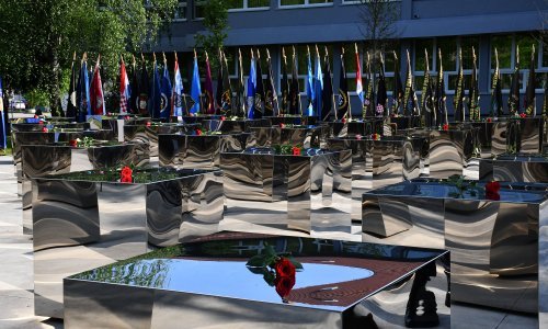 Državni vrh u Okučanima na obilježavanju 28. godišnjice 'Bljeska'