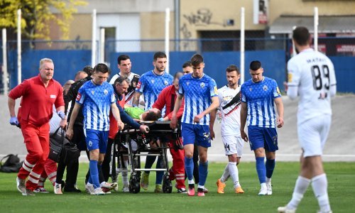 Pogledajte trenutak užasa: Golman Gorice je ostao bez svijesti, svi su zanijemili