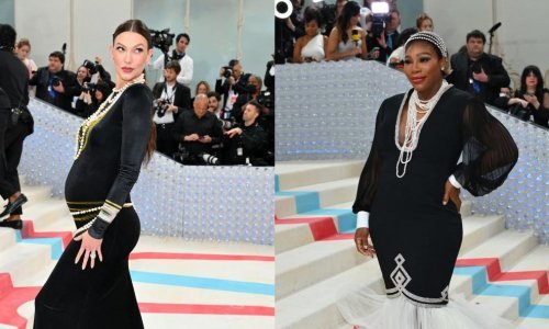 Serena Williams i Karlie Kloss obznanile trudnoću na crvenom tepihu Met Gale