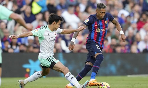 Barcelona na svom Nou Campu s igračem više jedva 'slomila' Osasunu