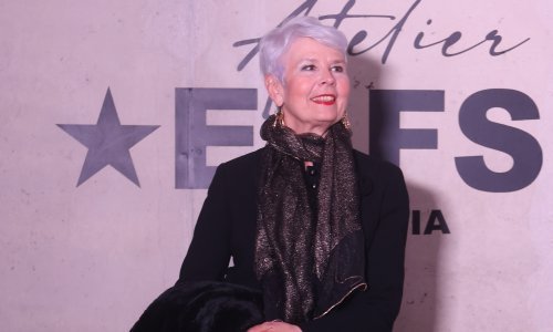 Jadranka Kosor u 'all black' izdanju na modnoj reviji Elfsa