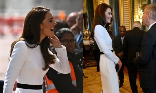 Kate Middleton krunidbeni vikend otvara u laskavoj haljini svoje omiljene dizajnerice