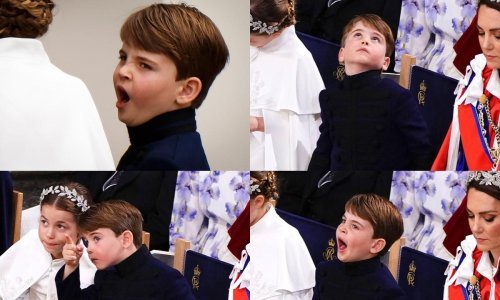 Vidno se dosađuje: Princ Louis opet 'ukrao show' na djedovoj krunidbi