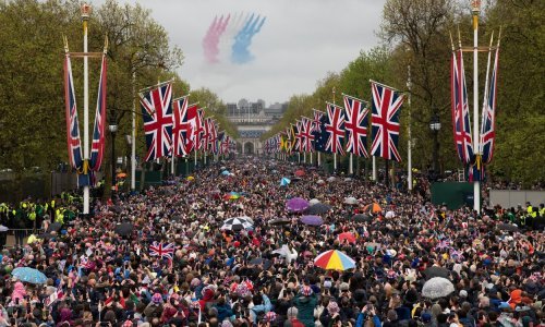 Spektakl na nebu: Pogledajte nastup britanskih pilota na krunidbi kralja Charlesa