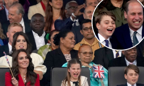 Stigli su na koncert: Charlotte i George pucaju od oduševljenja, a Kate blista u crvenom