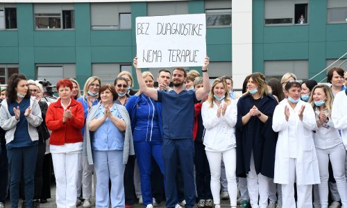 U sisačkoj bolnici prosvjeduju medicinske sestre i tehničari