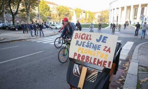 Sindikat biciklista u nedjelju organizira biciklističku povorku po Zagrebu