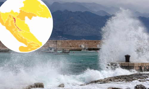 Nastavlja se opasno vrijeme: Za utorak izdani crveni i narančasti alarm