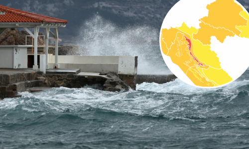 Cijela Hrvatska pod upozorenjima DHMZ-a: Na udaru cijeli Jadran, područje Karlovca i Zagreba