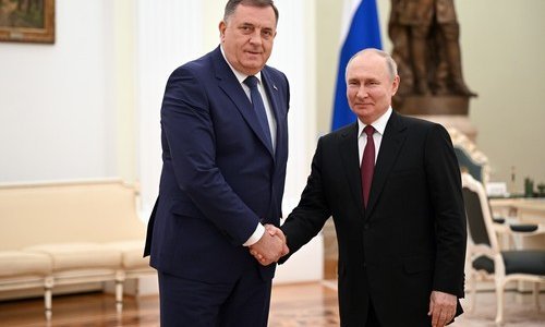 Dodik u Moskvi: Putin zna da je RS zaslužna što se BiH nije priključila sankcijama
