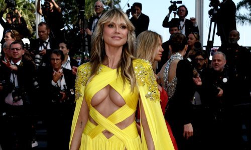 Izazovna haljina Heidi Klum otkrila i više nego što je trebalo