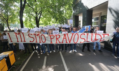 Prosvjed pravosudnih policajaca: I mi smo pravosuđe