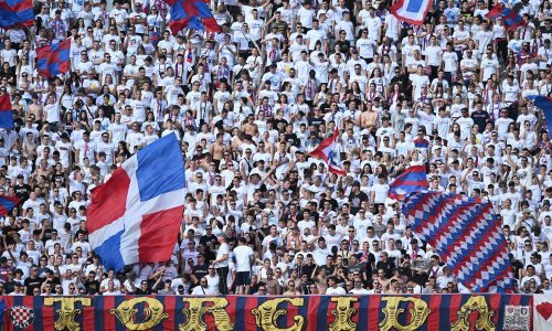 Hajduk u veličanstvenom dekoru Poljuda ispratio Subašića u mirovinu i Šibenik iz lige