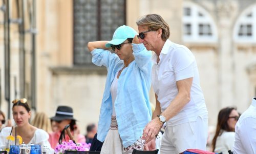 Iva Majoli i njezin suprug prođirali Dubrovnikom, a pala je i kava na Stradunu