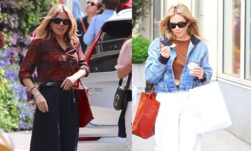 Kod Sienne Miller teško je odlučiti u što gledati – hlače, hit tenisice ili torbu koja ide uz baš sve