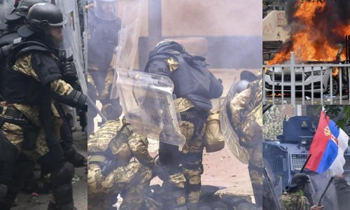 U sukobima na Kosovu ozlijeđeno 25 vojnika KFOR-a i više od 50 Srba