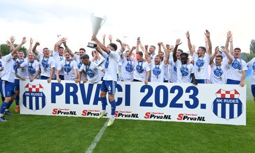 Pogledajte slavlje nogometaša Rudeša koji su izborili plasman u SuperSport HNL