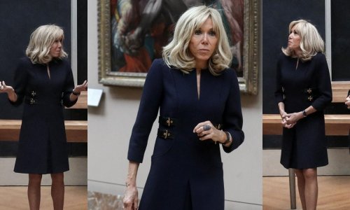 Nju nikada nećete vidjeti u dugoj suknji: Brigitte Macron i sa 70 fura kratko - i izgleda sjajno
