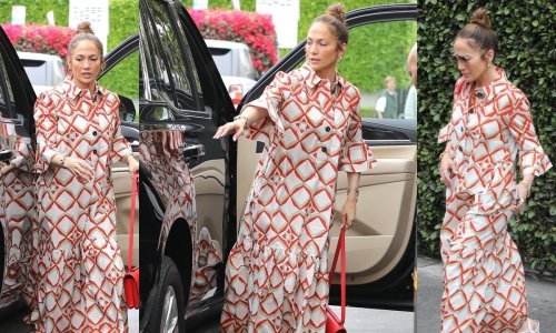 Lepršava haljina zanimljivog printa: Jennifer Lopez blista u retro izdanju