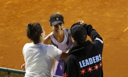 Nakon spašenih čak šest meč lopti, Egipćanka je digla ruke u zrak